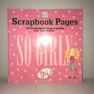 So girly scrapbook pages